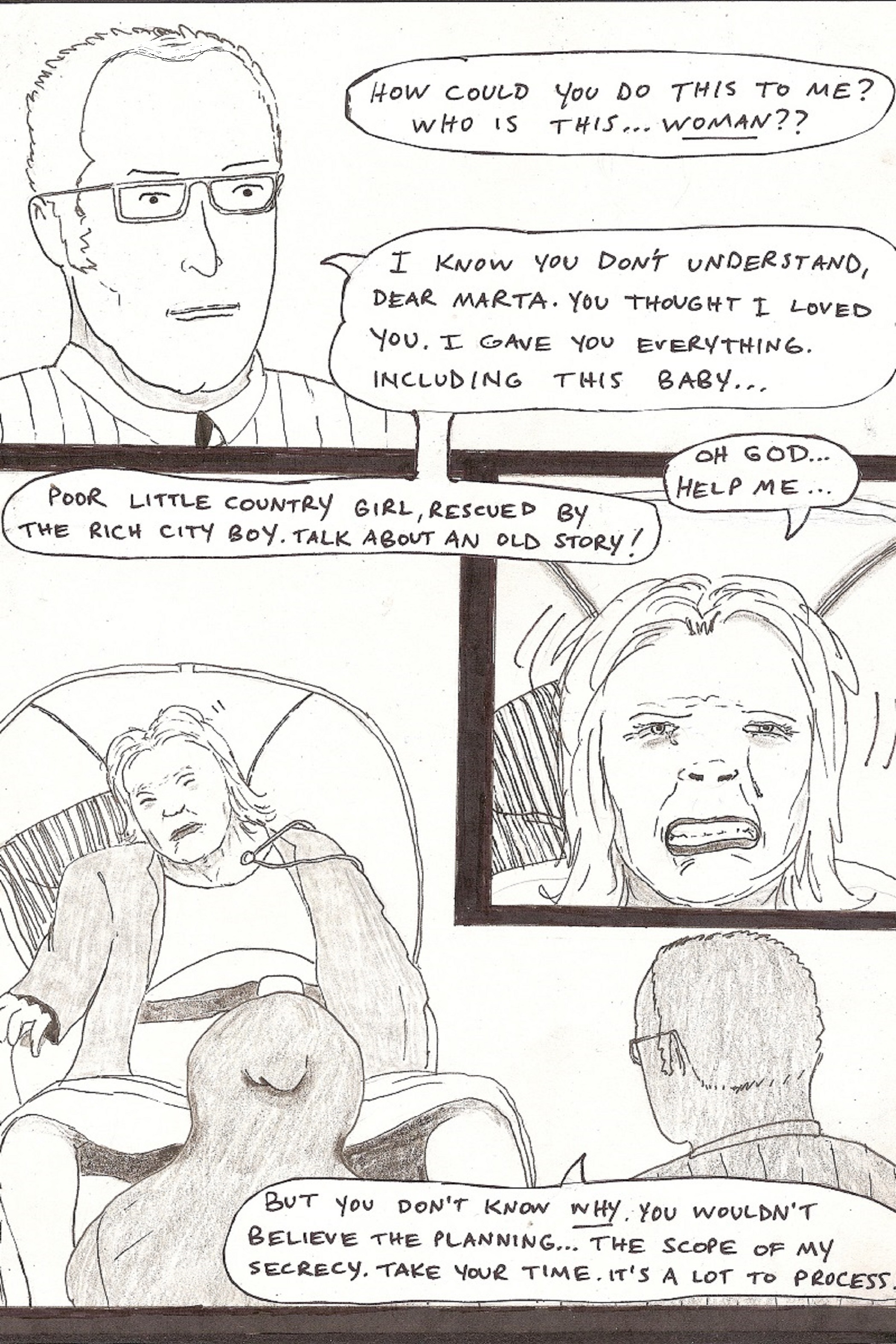 page 19 of the “Alexandr” graphic novel, by DeBrie